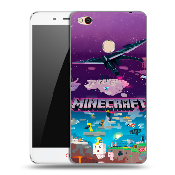 Пластиковый чехол на ZTE Nubia N1 с принтом Майнкрафт Minecraft