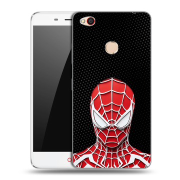 Пластиковый чехол на ZTE Nubia N1 с принтом человек паук spiderman