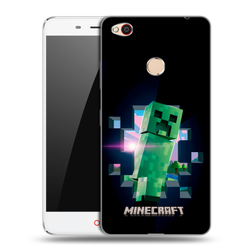 Пластиковый чехол на ZTE Nubia N1 с принтом Майнкрафт Minecraft