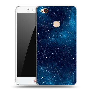 Пластиковый чехол на ZTE Nubia N1 с принтом Космос звезды