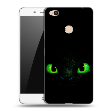 Пластиковый чехол на ZTE Nubia N1 с принтом Как приручить дракона