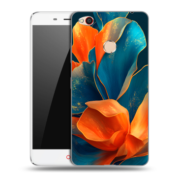 Пластиковый чехол на ZTE Nubia N1 с принтом Цветы