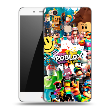 Пластиковый чехол на ZTE Nubia N1 с принтом Roblox Роблокс Пластиковый чехол на ZTE Nubia N1 с принтом Roblox Роблокс