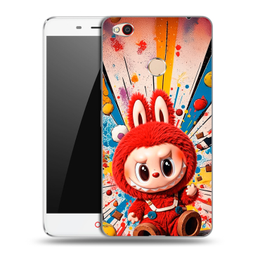 Пластиковый чехол на ZTE Nubia N1 с принтом Labubu Лабубу