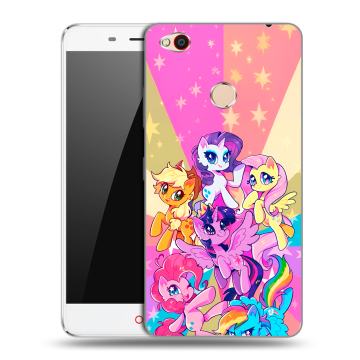 Пластиковый чехол на ZTE Nubia N1 с принтом My little pony Дружба чудо