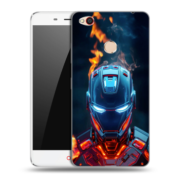 Пластиковый чехол на ZTE Nubia N1 с принтом IronMan Железный человек