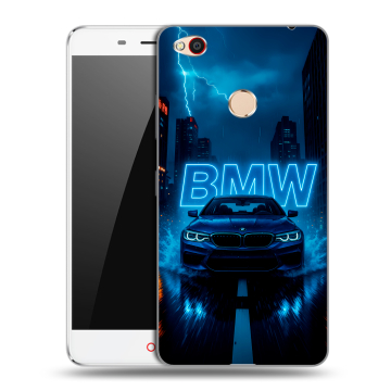 Пластиковый чехол на ZTE Nubia N1 с принтом BMW БМВ