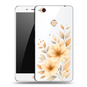 Пластиковый чехол на ZTE Nubia N1 с принтом для девушки