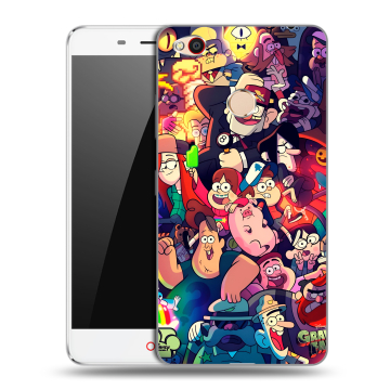 Пластиковый чехол на ZTE Nubia N1 с принтом Gravity Falls Гравити Фолз