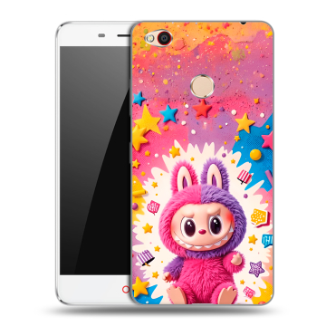 Пластиковый чехол на ZTE Nubia N1 с принтом Labubu Лабубу