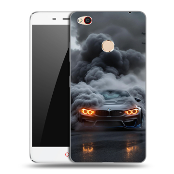 Пластиковый чехол на ZTE Nubia N1 с принтом BMW БМВ Пластиковый чехол на ZTE Nubia N1 с принтом BMW БМВ