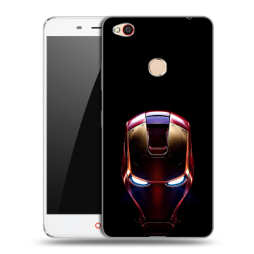 Пластиковый чехол на ZTE Nubia N1 с принтом IronMan Железный человек