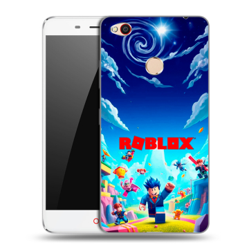 Пластиковый чехол на ZTE Nubia N1 с принтом Roblox Роблокс