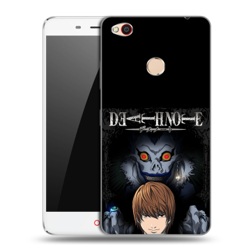 Пластиковый чехол на ZTE Nubia N1 с принтом Death note Тетрадь смерти
