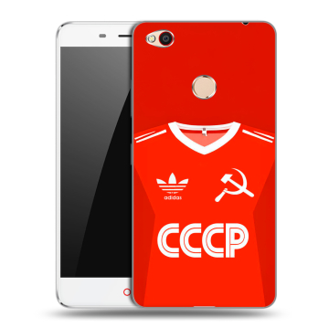 Пластиковый чехол на ZTE Nubia N1 с принтом Флаг Герб СССР