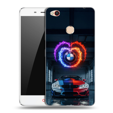 Пластиковый чехол на ZTE Nubia N1 с принтом BMW БМВ