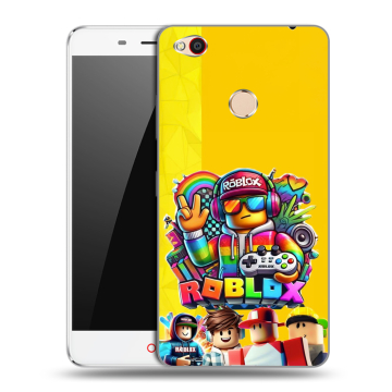 Пластиковый чехол на ZTE Nubia N1 с принтом Roblox Роблокс
