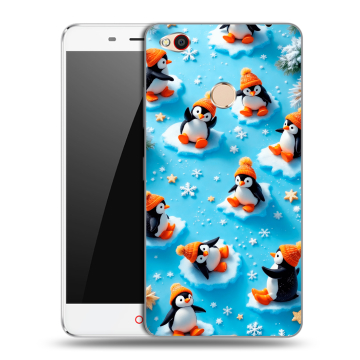 Пластиковый чехол на ZTE Nubia N1 с принтом Новый год