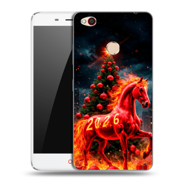 Пластиковый чехол на ZTE Nubia N1 с принтом Новый год