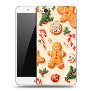 Пластиковый чехол на ZTE Nubia N1 с принтом Новый год