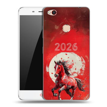 Пластиковый чехол на ZTE Nubia N1 с принтом Новый год