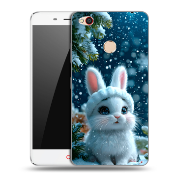 Пластиковый чехол на ZTE Nubia N1 с принтом Новый год