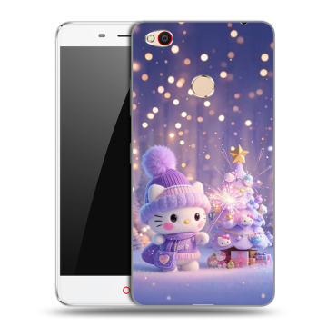 Пластиковый чехол на ZTE Nubia N1 с принтом Новый год
