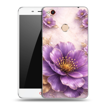 Пластиковый чехол на ZTE Nubia N1 с принтом женский