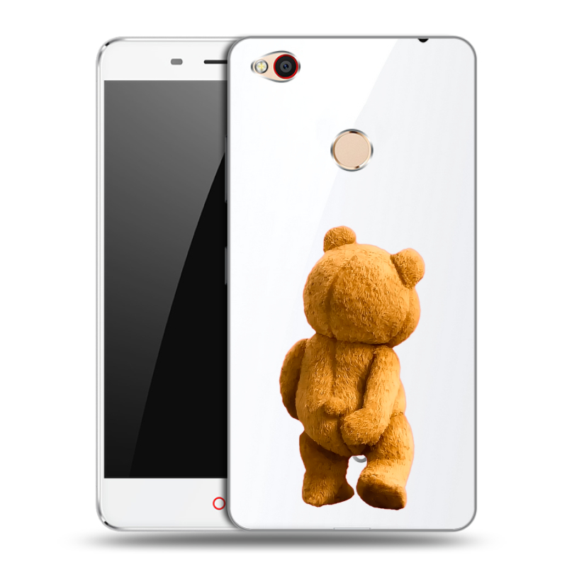Пластиковый чехол на ZTE Nubia N1 с принтом Медведь Пластиковый чехол на ZTE Nubia N1 с принтом Медведь