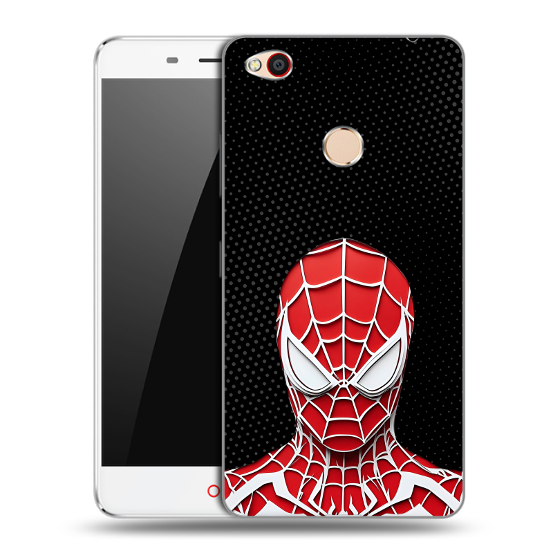 Пластиковый чехол на ZTE Nubia N1 с принтом человек паук spiderman Пластиковый чехол на ZTE Nubia N1 с принтом человек паук spiderman