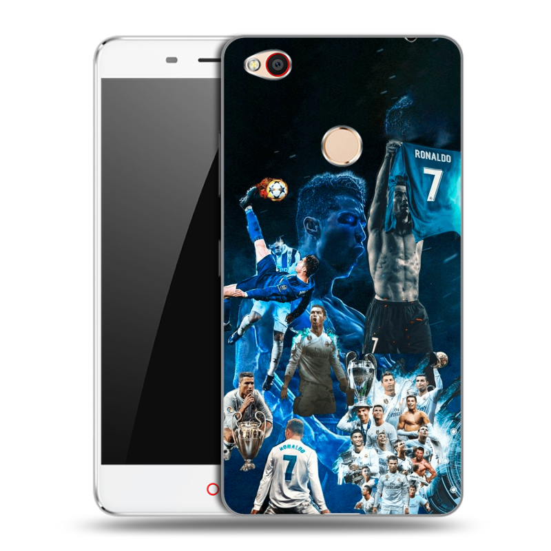Пластиковый чехол на ZTE Nubia N1 с принтом Реал Роналдо Пластиковый чехол на ZTE Nubia N1 с принтом Реал Роналдо
