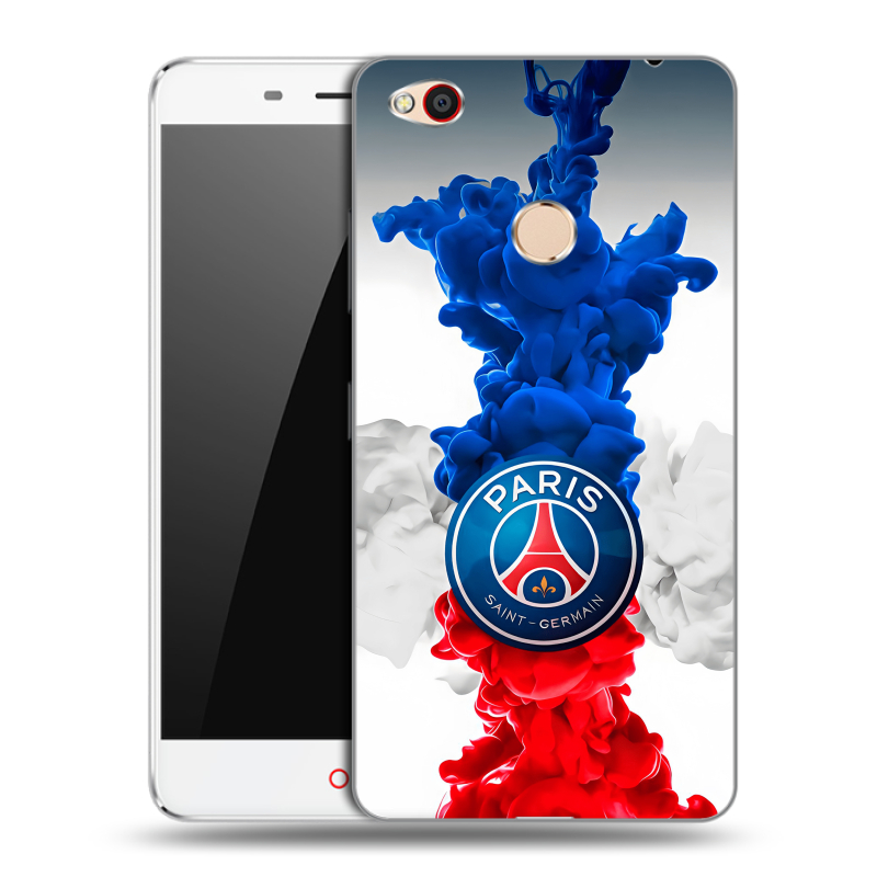 Пластиковый чехол на ZTE Nubia N1 с принтом PSG ПСЖ Пластиковый чехол на ZTE Nubia N1 с принтом PSG ПСЖ