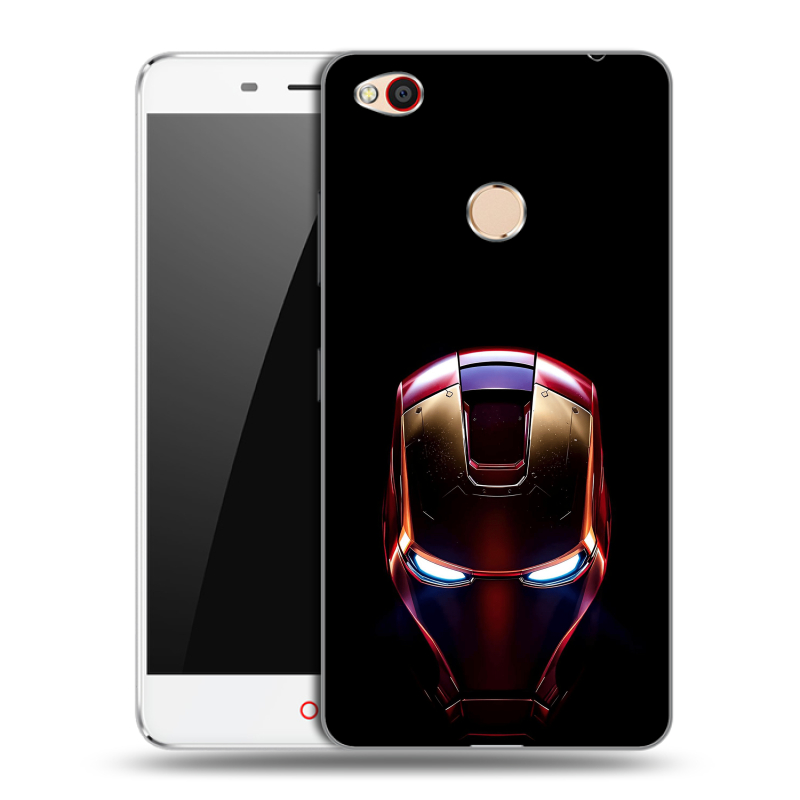 Пластиковый чехол на ZTE Nubia N1 с принтом IronMan Железный человек Пластиковый чехол на ZTE Nubia N1 с принтом IronMan Железный человек