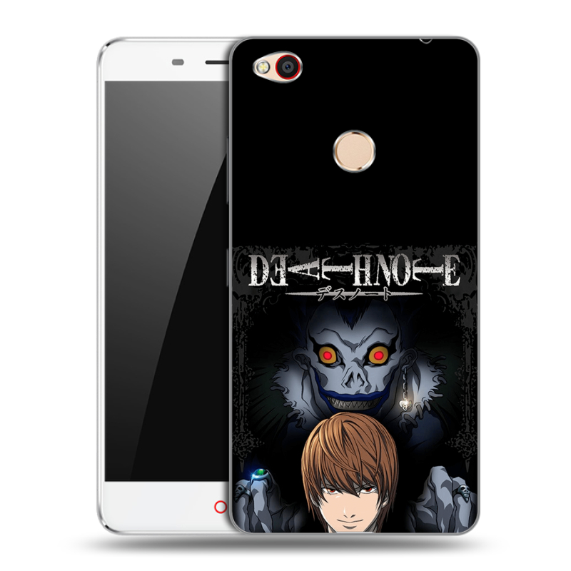Пластиковый чехол на ZTE Nubia N1 с принтом Death note Тетрадь смерти Пластиковый чехол на ZTE Nubia N1 с принтом Death note Тетрадь смерти