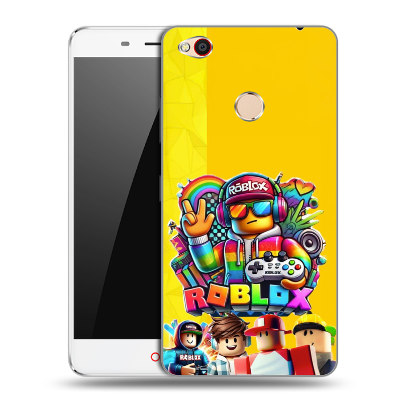 Пластиковый чехол на ZTE Nubia N1 с принтом Roblox Роблокс Пластиковый чехол на ZTE Nubia N1 с принтом Roblox Роблокс