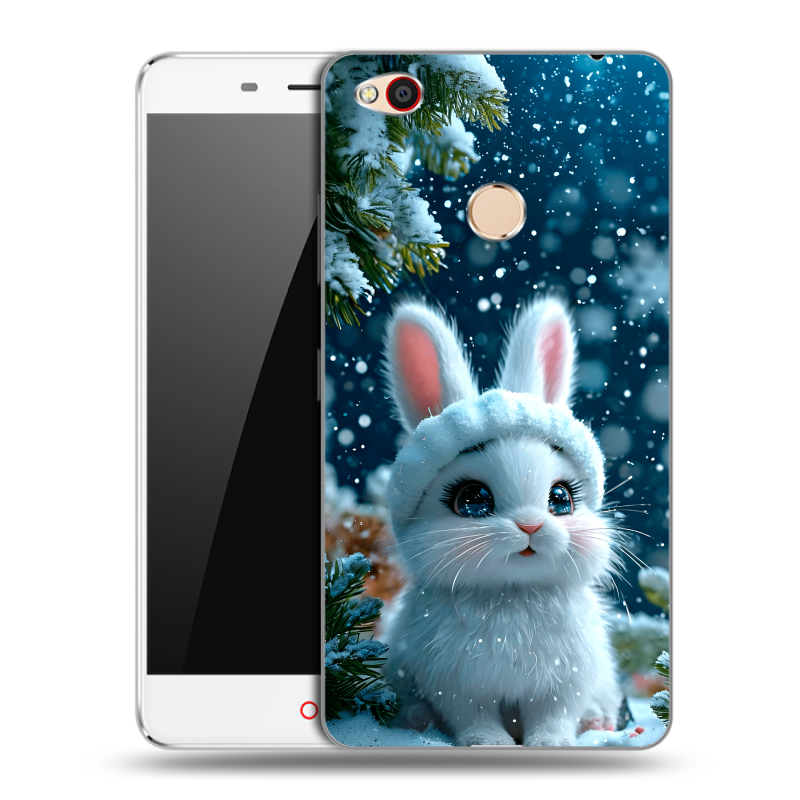 Пластиковый чехол на ZTE Nubia N1 с принтом Новый год Пластиковый чехол на ZTE Nubia N1 с принтом Новый год