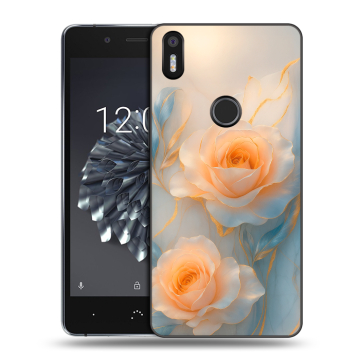 Силиконовый чехол на BQ Aquaris X5 Plus с принтом Женский