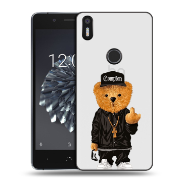 Силиконовый чехол на BQ Aquaris X5 Plus с принтом Мишка Силиконовый чехол на BQ Aquaris X5 Plus с принтом Мишка