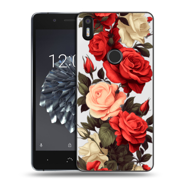 Силиконовый чехол на BQ Aquaris X5 Plus с принтом Розы Силиконовый чехол на BQ Aquaris X5 Plus с принтом Розы