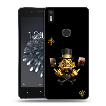 Силиконовый чехол на BQ Aquaris X5 Plus с принтом Золотой скрудж макдак