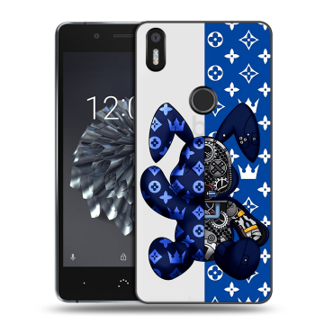 Силиконовый чехол на BQ Aquaris X5 Plus с принтом Луи робот Силиконовый чехол на BQ Aquaris X5 Plus с принтом Луи робот