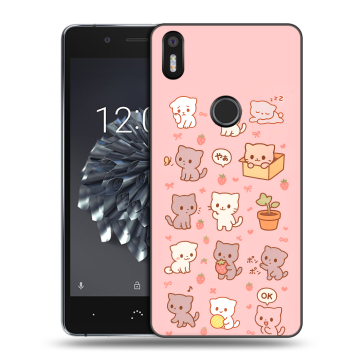 Силиконовый чехол на BQ Aquaris X5 Plus с принтом Hello Kitty Хелоу Кити