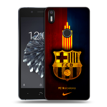 Силиконовый чехол на BQ Aquaris X5 Plus с принтом Барселона Barcelona