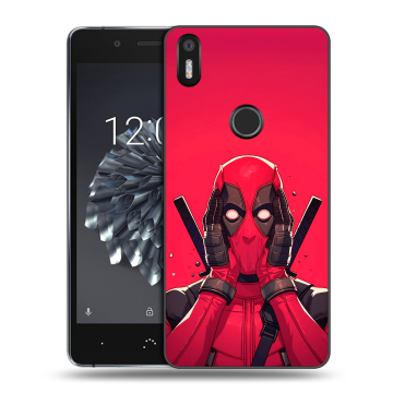Силиконовый чехол на BQ Aquaris X5 Plus с принтом Дедпул Deadpool