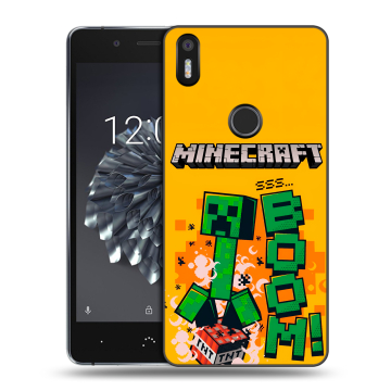 Силиконовый чехол на BQ Aquaris X5 Plus с принтом Майнкрафт Minecraft Силиконовый чехол на BQ Aquaris X5 Plus с принтом Майнкрафт Minecraft