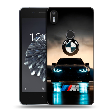 Силиконовый чехол на BQ Aquaris X5 Plus с принтом БМВ BMW