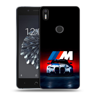 Силиконовый чехол на BQ Aquaris X5 Plus с принтом БМВ BMW
