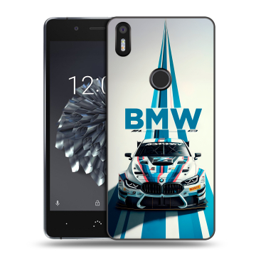 Силиконовый чехол на BQ Aquaris X5 Plus с принтом БМВ BMW Силиконовый чехол на BQ Aquaris X5 Plus с принтом БМВ BMW