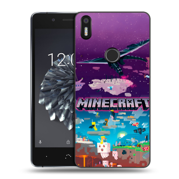 Силиконовый чехол на BQ Aquaris X5 Plus с принтом Майнкрафт Minecraft Силиконовый чехол на BQ Aquaris X5 Plus с принтом Майнкрафт Minecraft