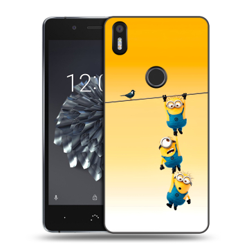 Силиконовый чехол на BQ Aquaris X5 Plus с принтом Миньоны Силиконовый чехол на BQ Aquaris X5 Plus с принтом Миньоны